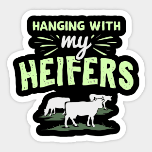 Farm Animal Cows Sticker